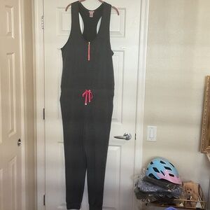 Juicy Couture Black Jumpsuit with Pink Accents